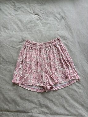 Pink Floral Women’s Pajama Shorts
